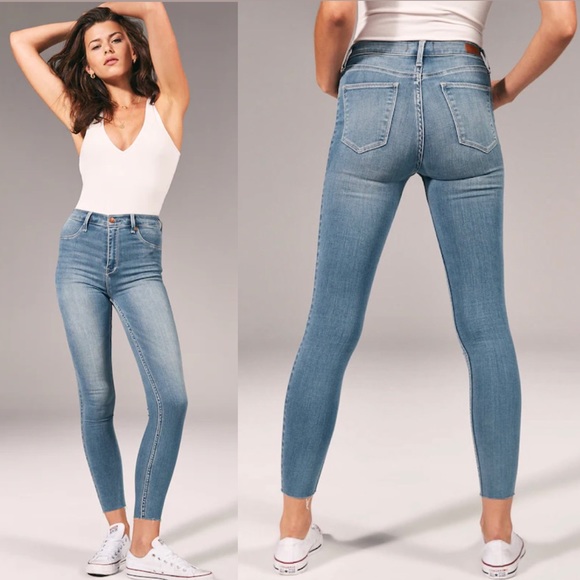 Abercrombie & Fitch Denim - abercrombie & fitch high rise jean legging